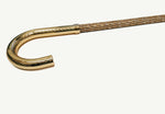 Carica l&#39;immagine nel visualizzatore di Gallery, Brass Walking Cane Encrusted with Swarovski Elements - il-marchesato
